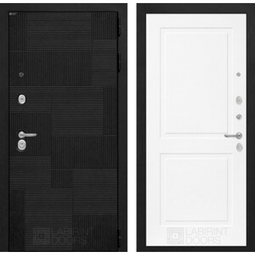 ПАЗЛ (PAZL) 11 - Белый софт входная дверь